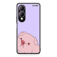 Thumbnail for Vivo Y17s Pig Love 2 Θήκη Αγίου Βαλεντίνου από τη Smartfits με σχέδιο στο πίσω μέρος και μαύρο περίβλημα | Smartphone case with colorful back and black bezels by Smartfits