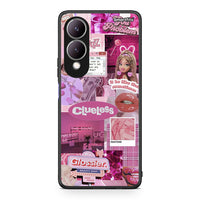 Thumbnail for Vivo Y17s Pink Love Θήκη Αγίου Βαλεντίνου από τη Smartfits με σχέδιο στο πίσω μέρος και μαύρο περίβλημα | Smartphone case with colorful back and black bezels by Smartfits