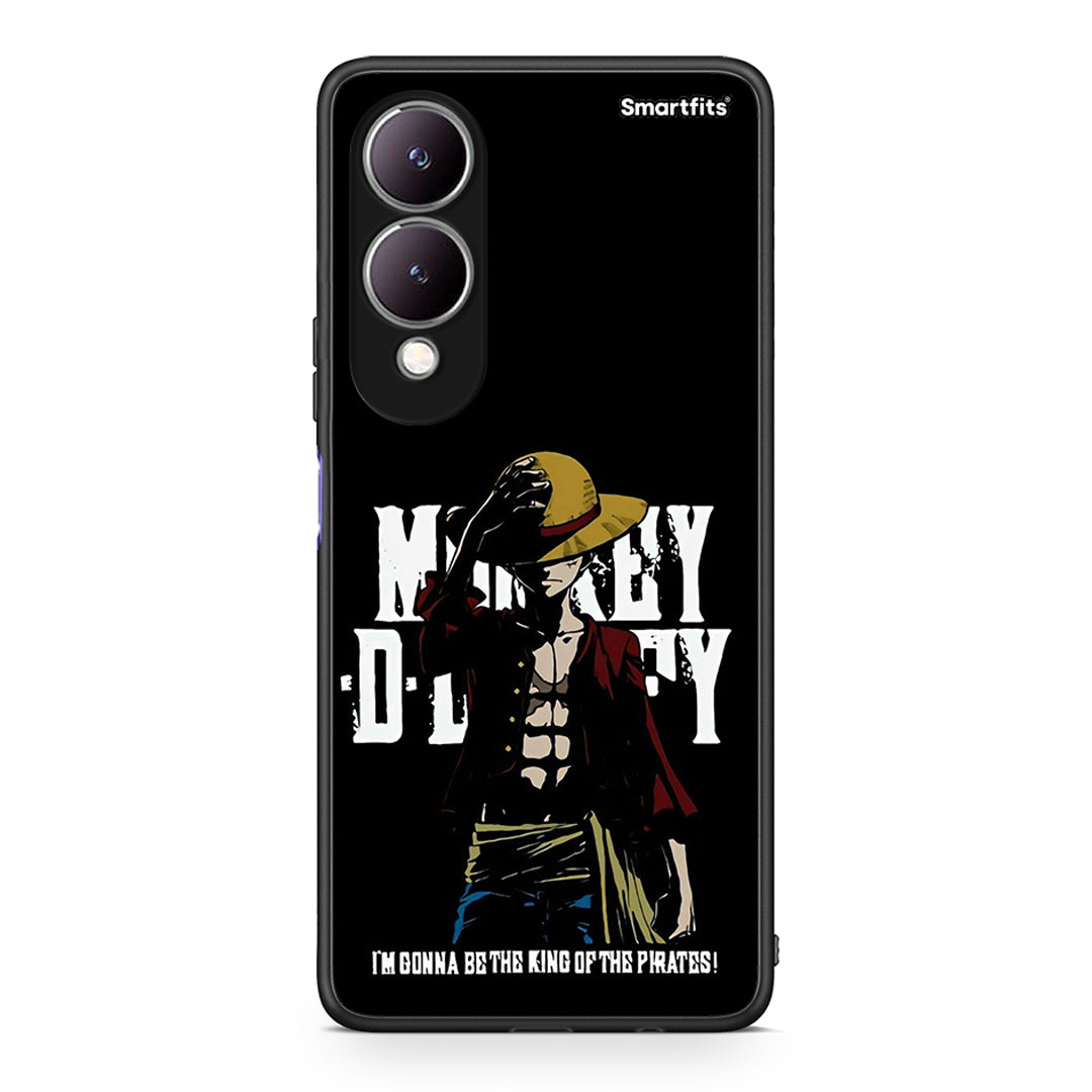 Vivo Y17s Pirate King θήκη από τη Smartfits με σχέδιο στο πίσω μέρος και μαύρο περίβλημα | Smartphone case with colorful back and black bezels by Smartfits
