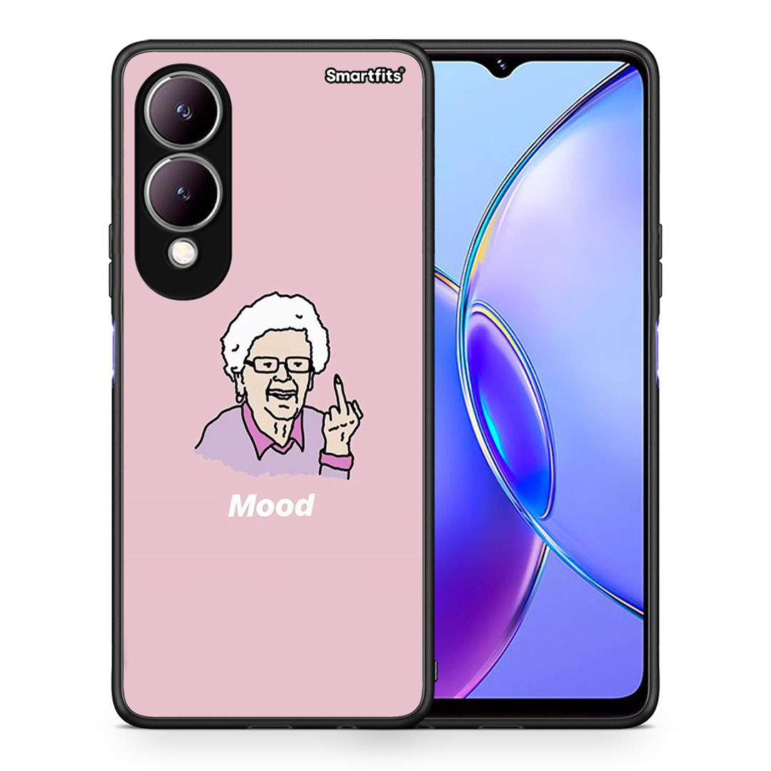 Θήκη Vivo Y17s Mood PopArt από τη Smartfits με σχέδιο στο πίσω μέρος και μαύρο περίβλημα | Vivo Y17s Mood PopArt case with colorful back and black bezels