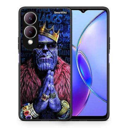Θήκη Vivo Y17s Thanos PopArt από τη Smartfits με σχέδιο στο πίσω μέρος και μαύρο περίβλημα | Vivo Y17s Thanos PopArt case with colorful back and black bezels