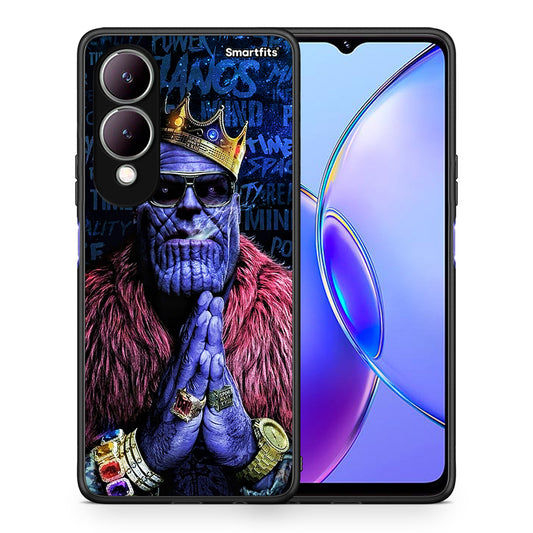 Θήκη Vivo Y17s Thanos PopArt από τη Smartfits με σχέδιο στο πίσω μέρος και μαύρο περίβλημα | Vivo Y17s Thanos PopArt case with colorful back and black bezels