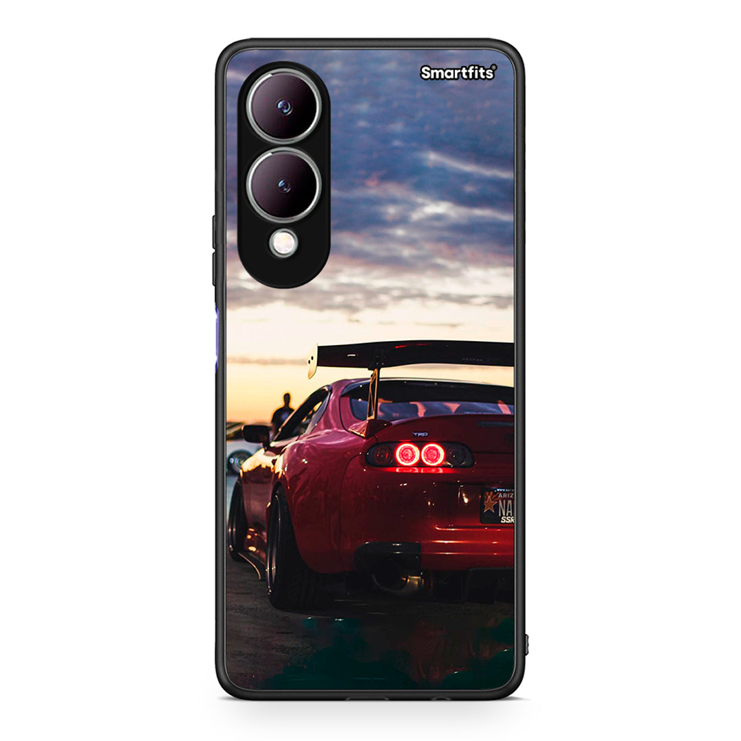 Vivo Y17s Racing Supra θήκη από τη Smartfits με σχέδιο στο πίσω μέρος και μαύρο περίβλημα | Smartphone case with colorful back and black bezels by Smartfits