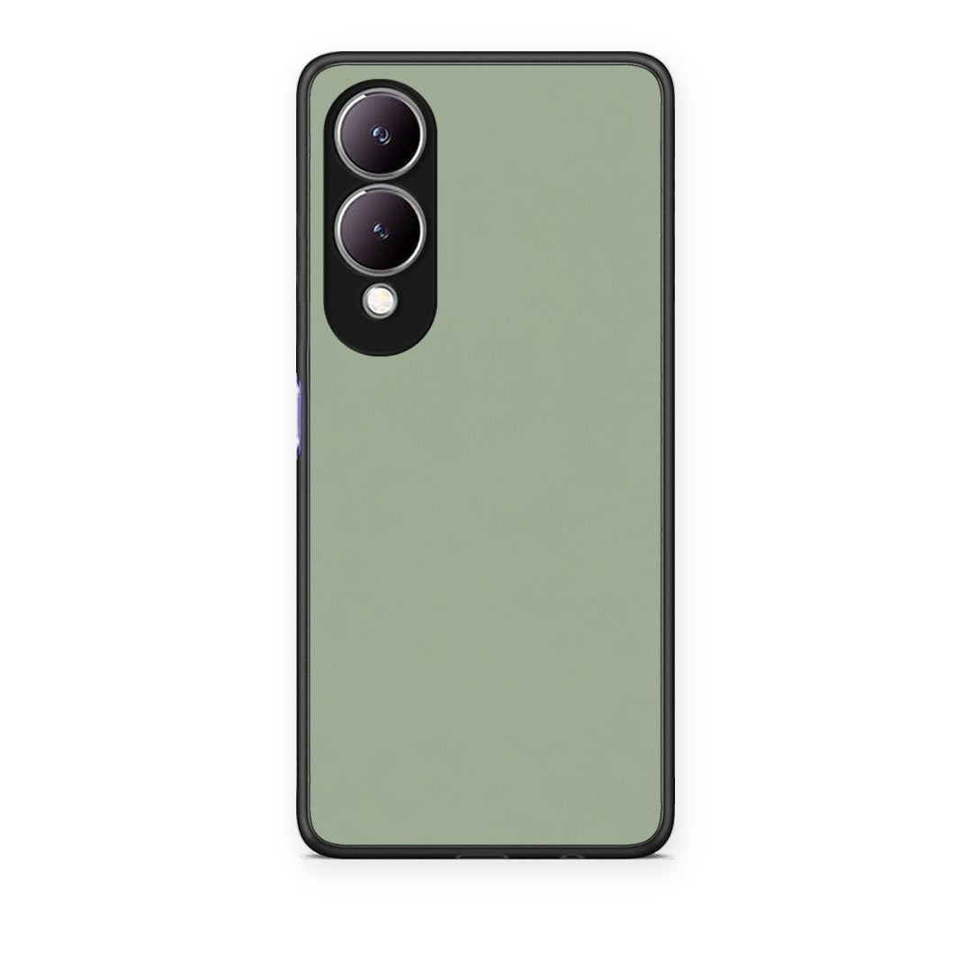 Θήκη Vivo Y17s Sage Green από τη Smartfits με σχέδιο στο πίσω μέρος και μαύρο περίβλημα | Vivo Y17s Sage Green case with colorful back and black bezels