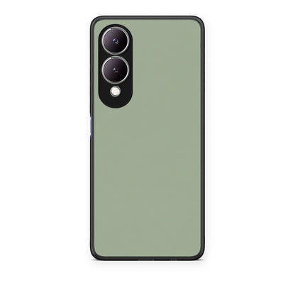 Θήκη Vivo Y17s Sage Green από τη Smartfits με σχέδιο στο πίσω μέρος και μαύρο περίβλημα | Vivo Y17s Sage Green case with colorful back and black bezels