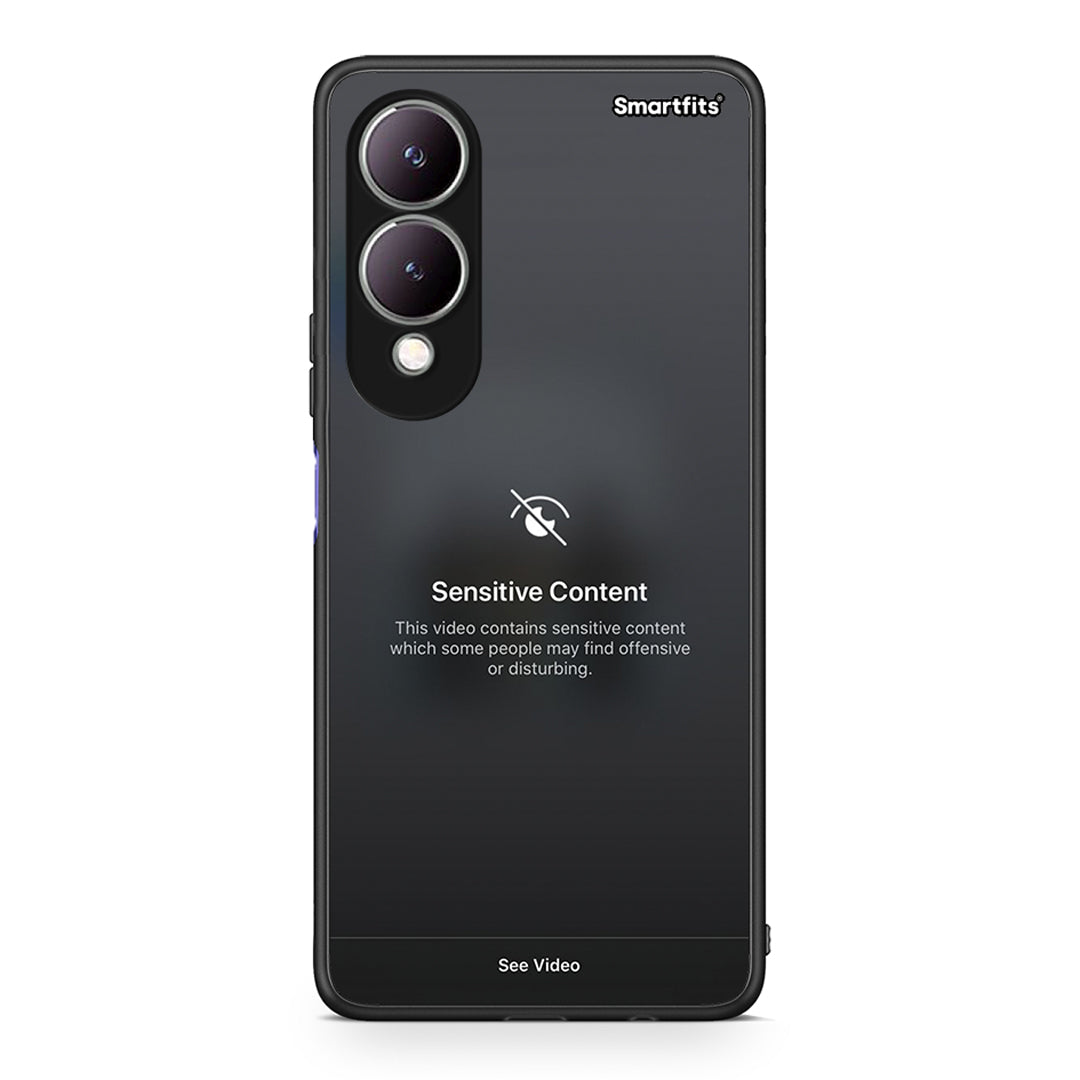 Vivo Y17s Sensitive Content θήκη από τη Smartfits με σχέδιο στο πίσω μέρος και μαύρο περίβλημα | Smartphone case with colorful back and black bezels by Smartfits