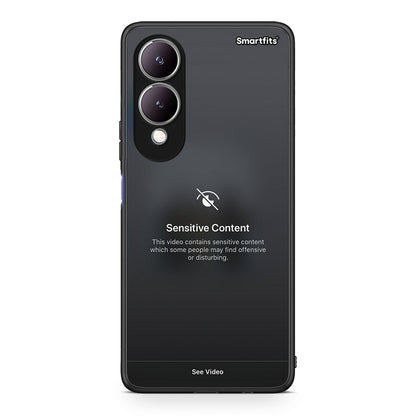 Vivo Y17s Sensitive Content θήκη από τη Smartfits με σχέδιο στο πίσω μέρος και μαύρο περίβλημα | Smartphone case with colorful back and black bezels by Smartfits