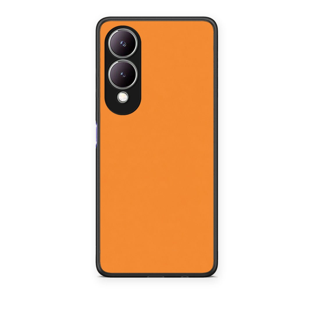 Θήκη Vivo Y17s Tangerine Orange από τη Smartfits με σχέδιο στο πίσω μέρος και μαύρο περίβλημα | Vivo Y17s Tangerine Orange case with colorful back and black bezels