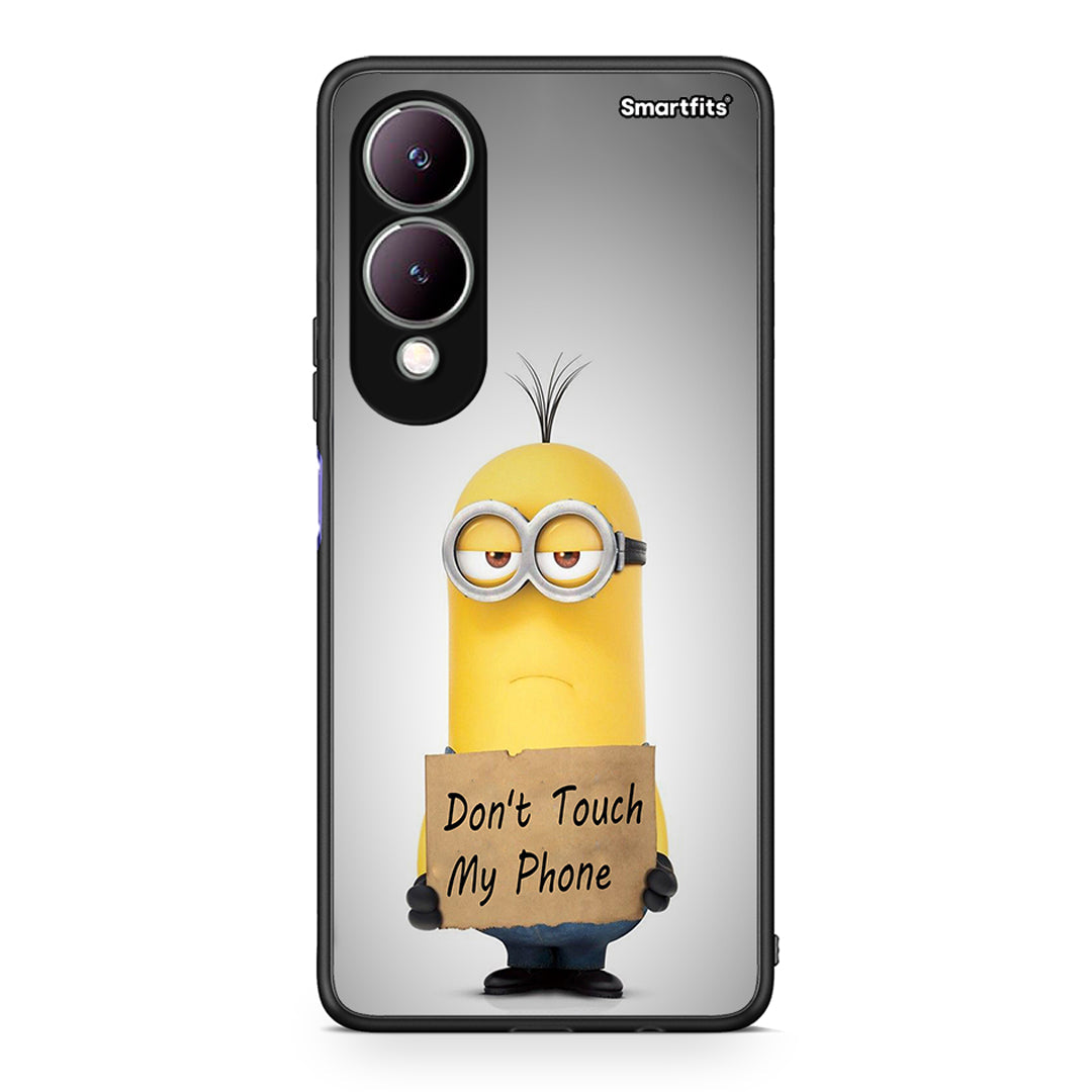 4 - Vivo Y17s Minion Text case, cover, bumper