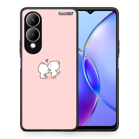 Θήκη Vivo Y17s Love Valentine από τη Smartfits με σχέδιο στο πίσω μέρος και μαύρο περίβλημα | Vivo Y17s Love Valentine case with colorful back and black bezels