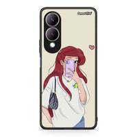 Thumbnail for Vivo Y17s Walking Mermaid Θήκη από τη Smartfits με σχέδιο στο πίσω μέρος και μαύρο περίβλημα | Smartphone case with colorful back and black bezels by Smartfits