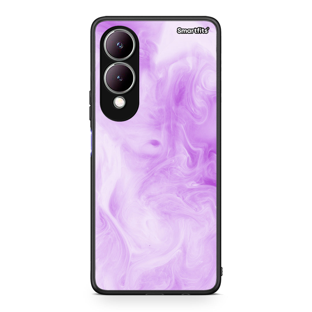99 - Vivo Y17s Watercolor Lavender case, cover, bumper