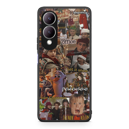 Vivo Y17s Xmas Wishes θήκη από τη Smartfits με σχέδιο στο πίσω μέρος και μαύρο περίβλημα | Smartphone case with colorful back and black bezels by Smartfits