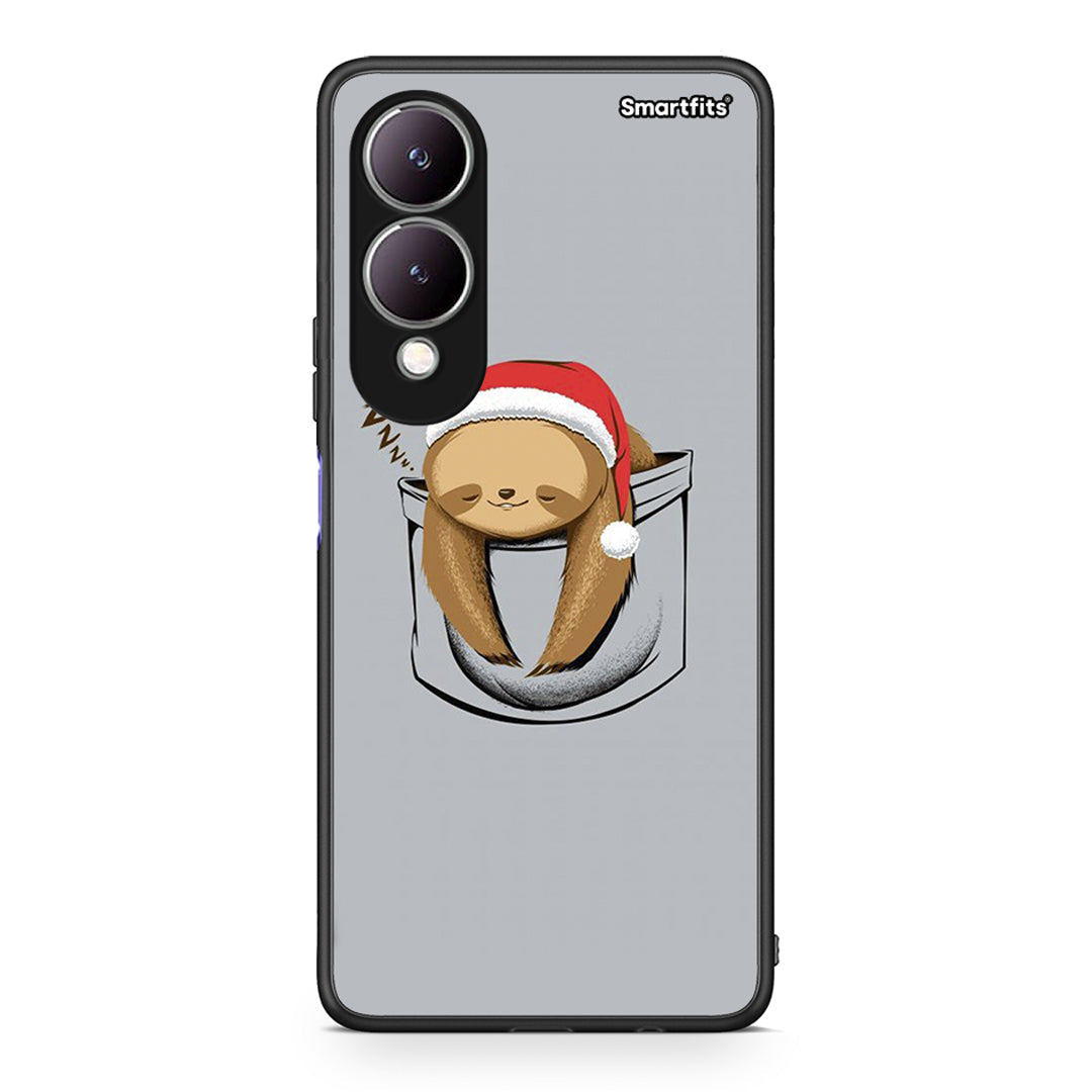 Vivo Y17s Xmas Zzzz θήκη από τη Smartfits με σχέδιο στο πίσω μέρος και μαύρο περίβλημα | Smartphone case with colorful back and black bezels by Smartfits