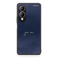 Thumbnail for Vivo Y17s You Can θήκη από τη Smartfits με σχέδιο στο πίσω μέρος και μαύρο περίβλημα | Smartphone case with colorful back and black bezels by Smartfits
