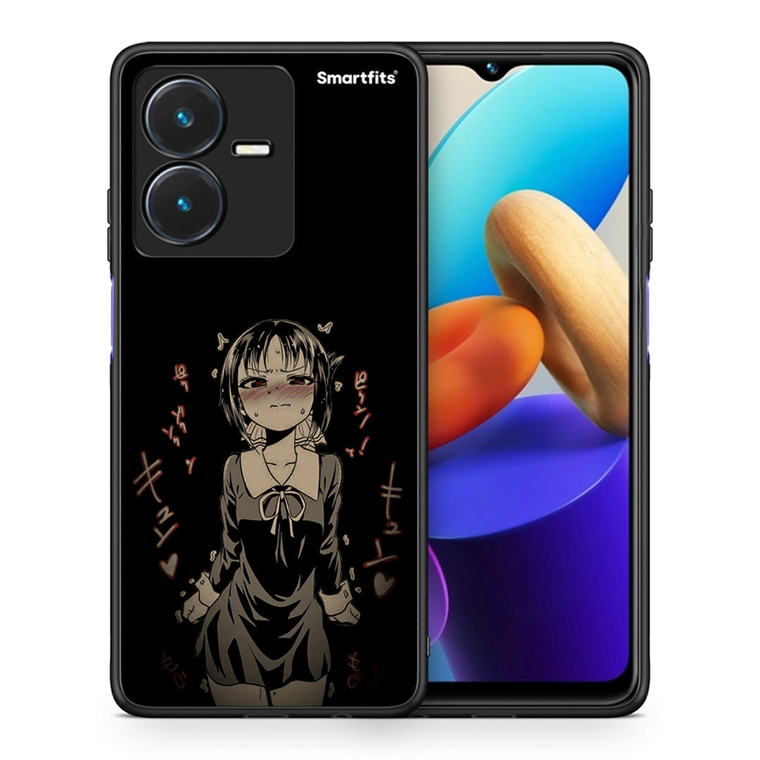 Θήκη Vivo Y22s Anime Girl από τη Smartfits με σχέδιο στο πίσω μέρος και μαύρο περίβλημα | Vivo Y22s Anime Girl case with colorful back and black bezels