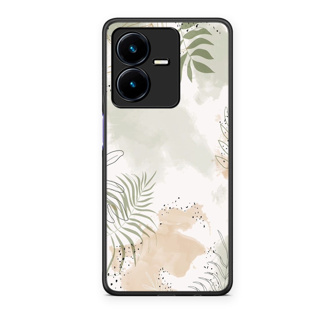 Θήκη Vivo Y22 Nude Plants από τη Smartfits με σχέδιο στο πίσω μέρος και μαύρο περίβλημα | Vivo Y22 Nude Plants case with colorful back and black bezels
