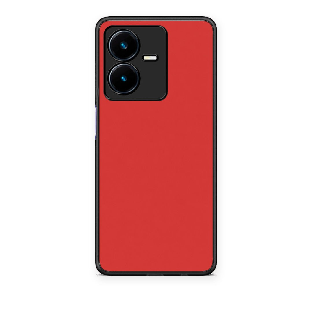 Θήκη Vivo Y22 Poppy Red από τη Smartfits με σχέδιο στο πίσω μέρος και μαύρο περίβλημα | Vivo Y22 Poppy Red case with colorful back and black bezels