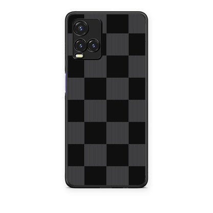 Θήκη Vivo Y33s / Y21s / Y21 Black and Charcoal Striped Checks από τη Smartfits με σχέδιο στο πίσω μέρος και μαύρο περίβλημα | Vivo Y33s / Y21s / Y21 Black and Charcoal Striped Checks case with colorful back and black bezels