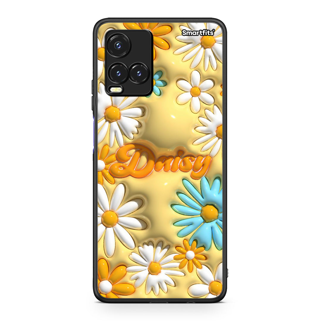 Vivo Y33s / Y21s / Y21 Bubble Daisies θήκη από τη Smartfits με σχέδιο στο πίσω μέρος και μαύρο περίβλημα | Smartphone case with colorful back and black bezels by Smartfits