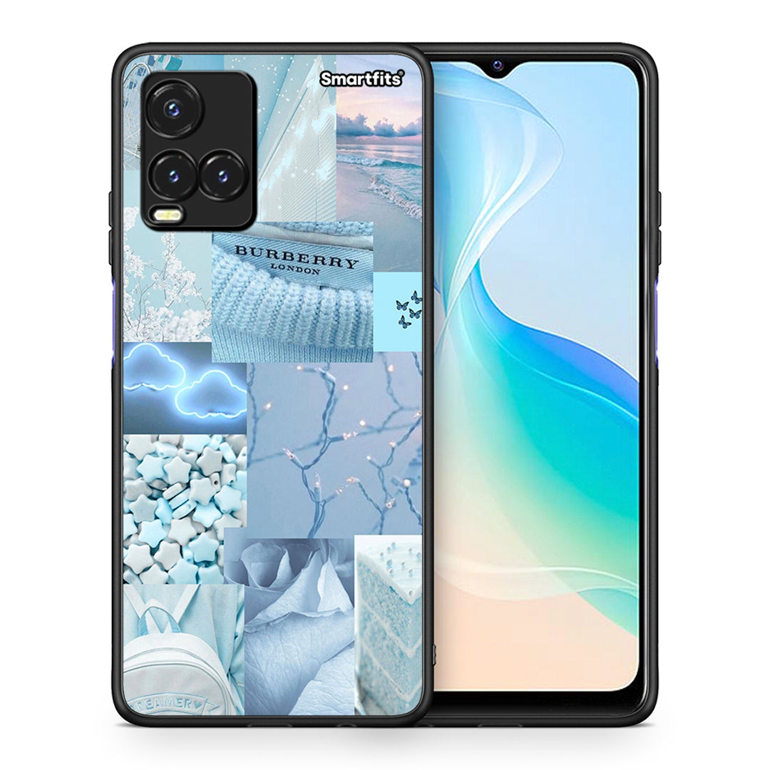 Θήκη Vivo Y33s / Y21s / Y21 Ciel Aesthetic Collage από τη Smartfits με σχέδιο στο πίσω μέρος και μαύρο περίβλημα | Vivo Y33s / Y21s / Y21 Ciel Aesthetic Collage case with colorful back and black bezels