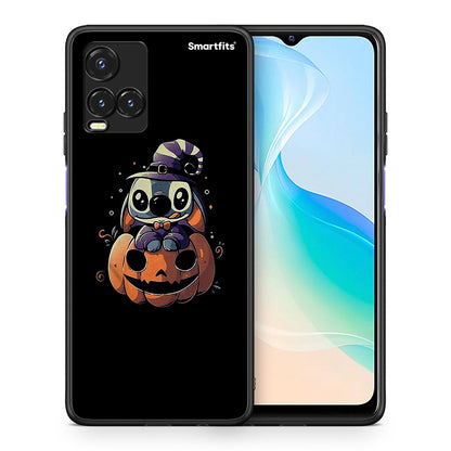 Θήκη Vivo Y33s / Y21s / Y21 Halloween Stitch από τη Smartfits με σχέδιο στο πίσω μέρος και μαύρο περίβλημα | Vivo Y33s / Y21s / Y21 Halloween Stitch case with colorful back and black bezels