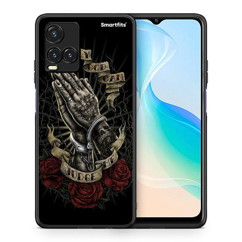 Θήκη Vivo Y33s / Y21s / Y21 Judge By God από τη Smartfits με σχέδιο στο πίσω μέρος και μαύρο περίβλημα | Vivo Y33s / Y21s / Y21 Judge By God case with colorful back and black bezels