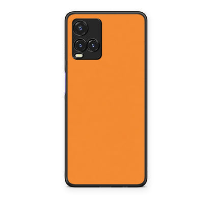 Θήκη Vivo Y33s / Y21s / Y21 Tangerine Orange από τη Smartfits με σχέδιο στο πίσω μέρος και μαύρο περίβλημα | Vivo Y33s / Y21s / Y21 Tangerine Orange case with colorful back and black bezels
