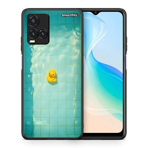 Θήκη Vivo Y33s / Y21s / Y21 Yellow Duck από τη Smartfits με σχέδιο στο πίσω μέρος και μαύρο περίβλημα | Vivo Y33s / Y21s / Y21 Yellow Duck case with colorful back and black bezels