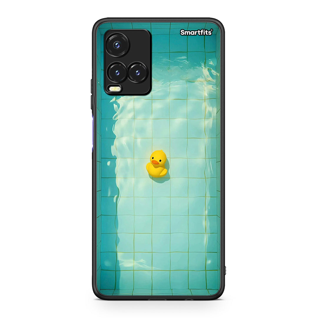 Vivo Y33s / Y21s / Y21 Yellow Duck θήκη από τη Smartfits με σχέδιο στο πίσω μέρος και μαύρο περίβλημα | Smartphone case with colorful back and black bezels by Smartfits