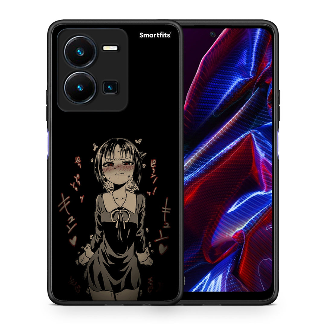 Θήκη Vivo Y35 5G Anime Girl από τη Smartfits με σχέδιο στο πίσω μέρος και μαύρο περίβλημα | Vivo Y35 5G Anime Girl case with colorful back and black bezels