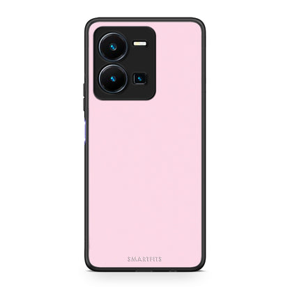 Θήκη Vivo Y35 5G Pale Pink από τη Smartfits με σχέδιο στο πίσω μέρος και μαύρο περίβλημα | Vivo Y35 5G Pale Pink case with colorful back and black bezels