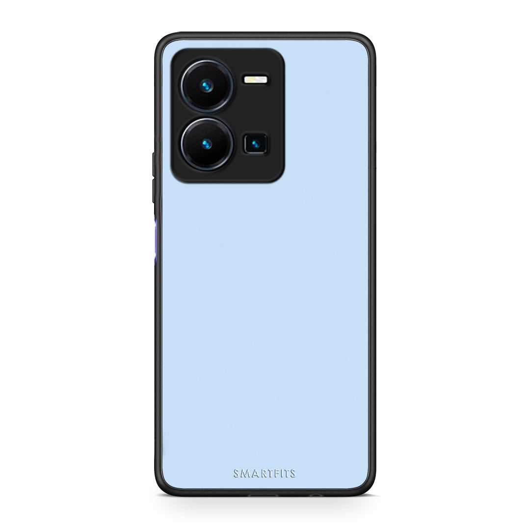 Θήκη Vivo Y35 5G Powder Blue από τη Smartfits με σχέδιο στο πίσω μέρος και μαύρο περίβλημα | Vivo Y35 5G Powder Blue case with colorful back and black bezels