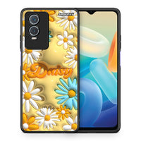Thumbnail for Θήκη Vivo Y76 5G / Y76s / Y74s Bubble Daisies από τη Smartfits με σχέδιο στο πίσω μέρος και μαύρο περίβλημα | Vivo Y76 5G / Y76s / Y74s Bubble Daisies case with colorful back and black bezels