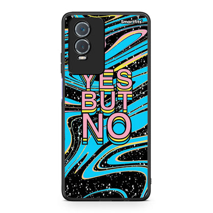 Vivo Y76 5G / Y76s / Y74s Yes But No θήκη από τη Smartfits με σχέδιο στο πίσω μέρος και μαύρο περίβλημα | Smartphone case with colorful back and black bezels by Smartfits