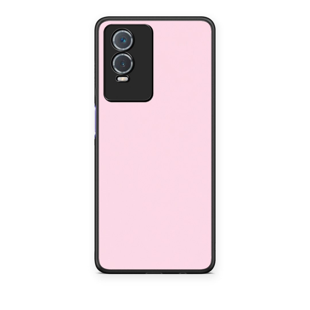 Θήκη Vivo Y76 5G / Y76s / Y74s Pale Pink από τη Smartfits με σχέδιο στο πίσω μέρος και μαύρο περίβλημα | Vivo Y76 5G / Y76s / Y74s Pale Pink case with colorful back and black bezels