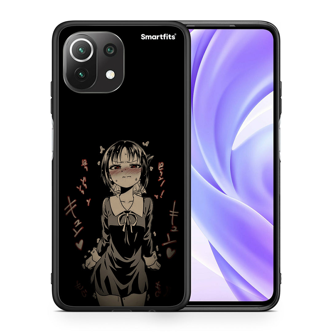 Θήκη Xiaomi 11 Lite/Mi 11 Lite Anime Girl από τη Smartfits με σχέδιο στο πίσω μέρος και μαύρο περίβλημα | Xiaomi 11 Lite/Mi 11 Lite Anime Girl case with colorful back and black bezels