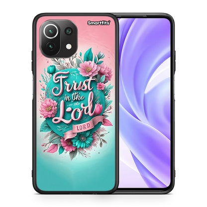 Θήκη Xiaomi 11 Lite/Mi 11 Lite Lord Trust από τη Smartfits με σχέδιο στο πίσω μέρος και μαύρο περίβλημα | Xiaomi 11 Lite/Mi 11 Lite Lord Trust case with colorful back and black bezels