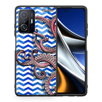 Thumbnail for Θήκη Xiaomi 11T/11T Pro Chevron Devilfish από τη Smartfits με σχέδιο στο πίσω μέρος και μαύρο περίβλημα | Xiaomi 11T/11T Pro Chevron Devilfish case with colorful back and black bezels