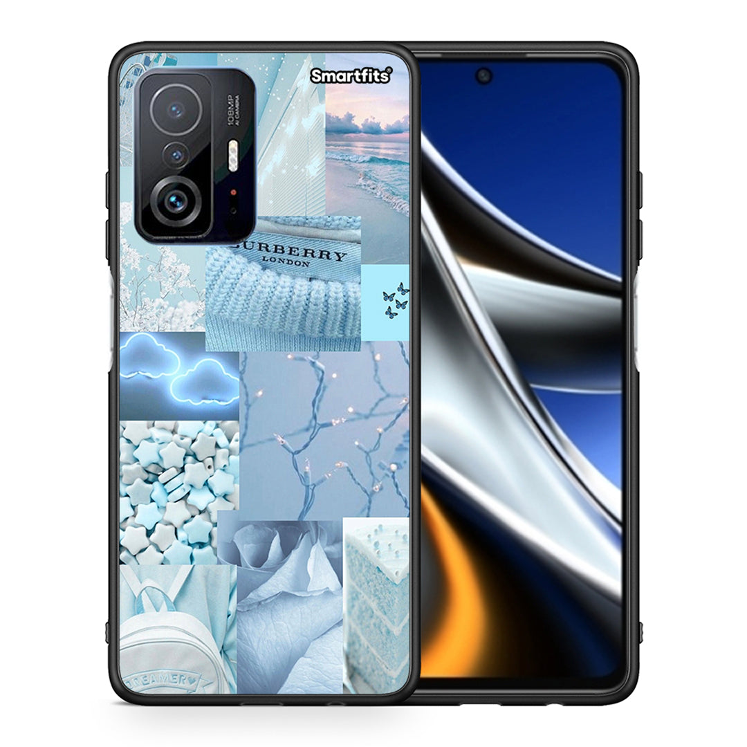 Θήκη Xiaomi 11T/11T Pro Ciel Aesthetic Collage από τη Smartfits με σχέδιο στο πίσω μέρος και μαύρο περίβλημα | Xiaomi 11T/11T Pro Ciel Aesthetic Collage case with colorful back and black bezels