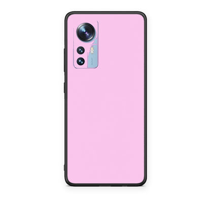 Θήκη Xiaomi 12 / 12X 5G Cotton Candy Pink από τη Smartfits με σχέδιο στο πίσω μέρος και μαύρο περίβλημα | Xiaomi 12 / 12X 5G Cotton Candy Pink case with colorful back and black bezels