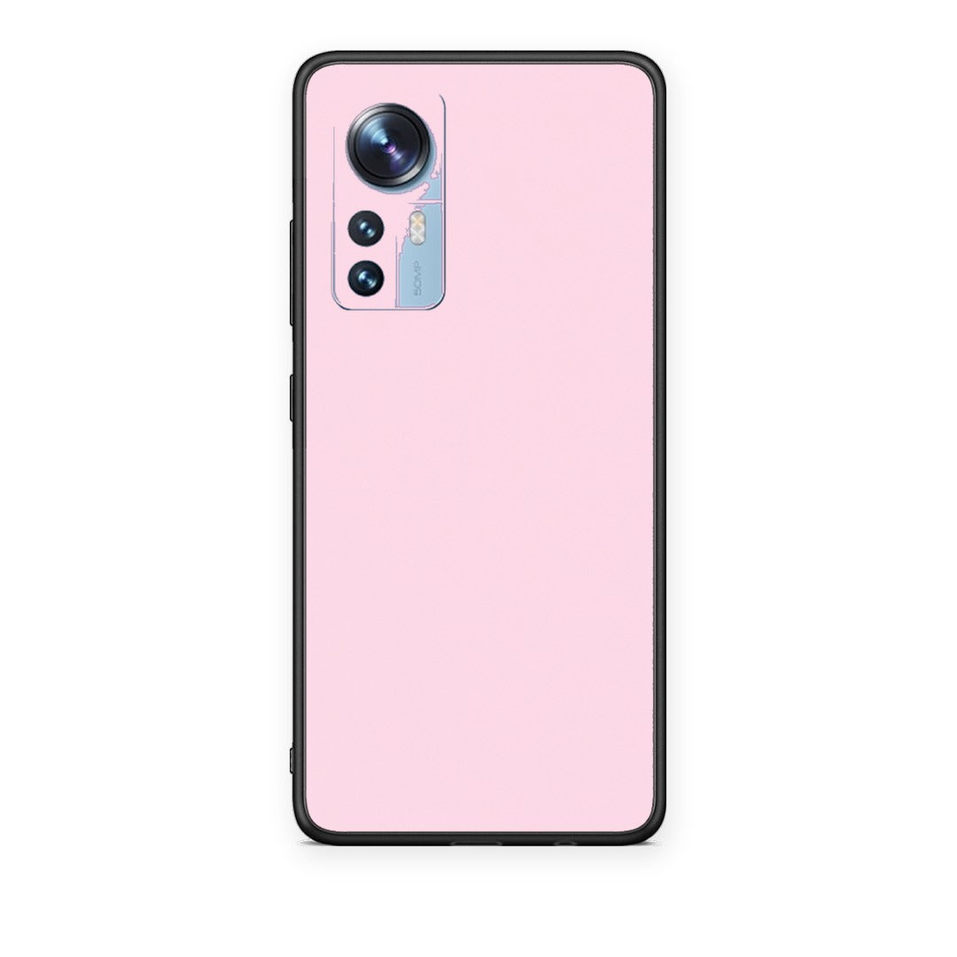 Θήκη Xiaomi 12 / 12X 5G Pale Pink από τη Smartfits με σχέδιο στο πίσω μέρος και μαύρο περίβλημα | Xiaomi 12 / 12X 5G Pale Pink case with colorful back and black bezels