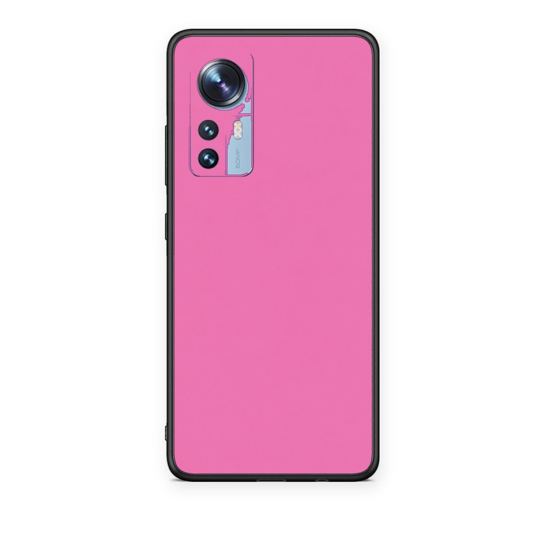 Θήκη Xiaomi 12 / 12X 5G Rose Pink από τη Smartfits με σχέδιο στο πίσω μέρος και μαύρο περίβλημα | Xiaomi 12 / 12X 5G Rose Pink case with colorful back and black bezels