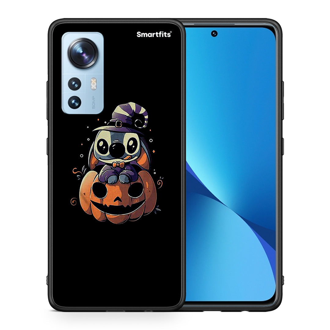 Θήκη Xiaomi 12/12X 5G Halloween Stitch από τη Smartfits με σχέδιο στο πίσω μέρος και μαύρο περίβλημα | Xiaomi 12/12X 5G Halloween Stitch case with colorful back and black bezels
