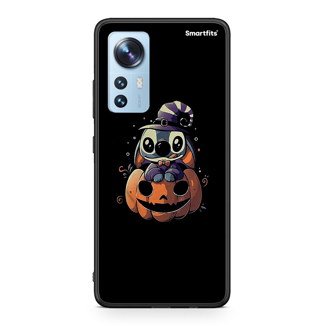 Xiaomi 12/12X 5G Halloween Stitch θήκη από τη Smartfits με σχέδιο στο πίσω μέρος και μαύρο περίβλημα | Smartphone case with colorful back and black bezels by Smartfits