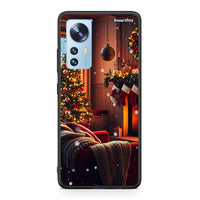 Thumbnail for Xiaomi 12/12X 5G Home For Christmas θήκη από τη Smartfits με σχέδιο στο πίσω μέρος και μαύρο περίβλημα | Smartphone case with colorful back and black bezels by Smartfits