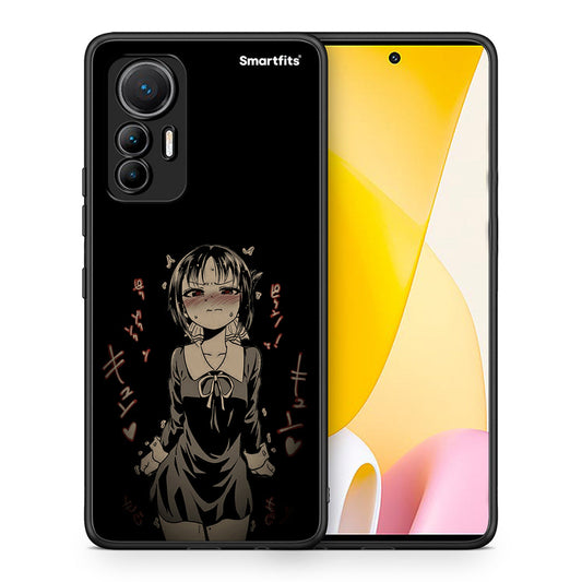 Θήκη Xiaomi 12 Lite 5G Anime Girl από τη Smartfits με σχέδιο στο πίσω μέρος και μαύρο περίβλημα | Xiaomi 12 Lite 5G Anime Girl case with colorful back and black bezels