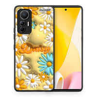 Thumbnail for Θήκη Xiaomi 12 Lite 5G Bubble Daisies από τη Smartfits με σχέδιο στο πίσω μέρος και μαύρο περίβλημα | Xiaomi 12 Lite 5G Bubble Daisies case with colorful back and black bezels