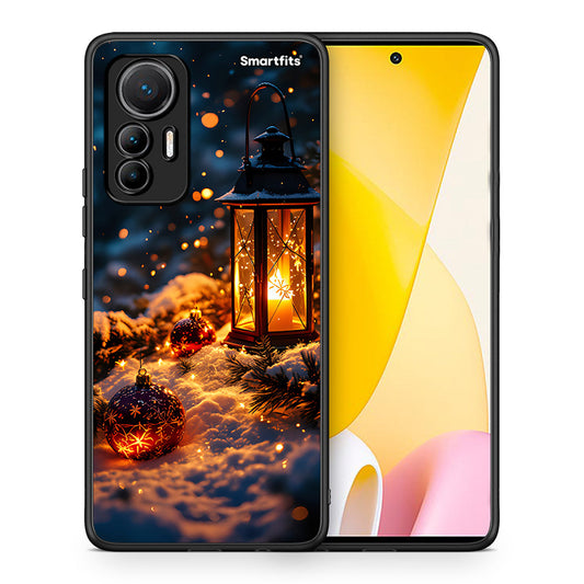 Θήκη Xiaomi 12 Lite 5G Christmas Ornaments από τη Smartfits με σχέδιο στο πίσω μέρος και μαύρο περίβλημα | Xiaomi 12 Lite 5G Christmas Ornaments case with colorful back and black bezels