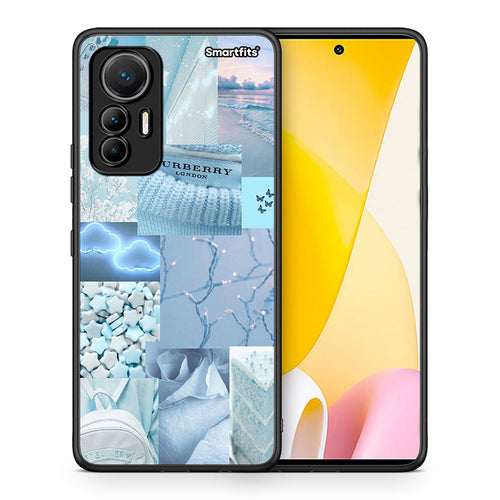 Θήκη Xiaomi 12 Lite 5G Ciel Aesthetic Collage από τη Smartfits με σχέδιο στο πίσω μέρος και μαύρο περίβλημα | Xiaomi 12 Lite 5G Ciel Aesthetic Collage case with colorful back and black bezels